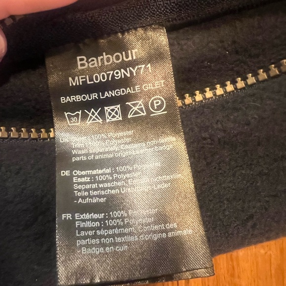 Barbour Langdale Fleece Gilet VGUC - Picture 3 of 4